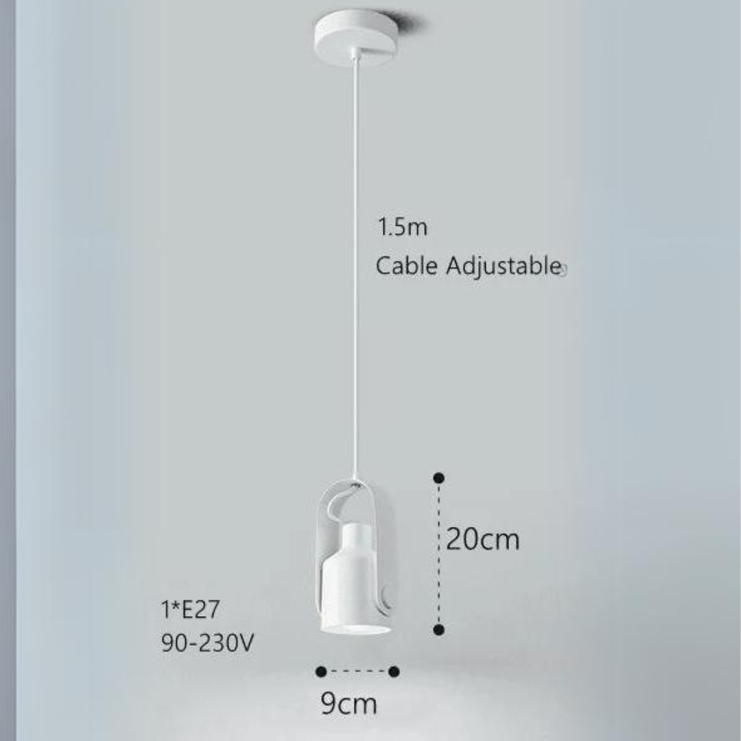 Modern Pendant Lamp with Adjustable Height – Minimalist Design