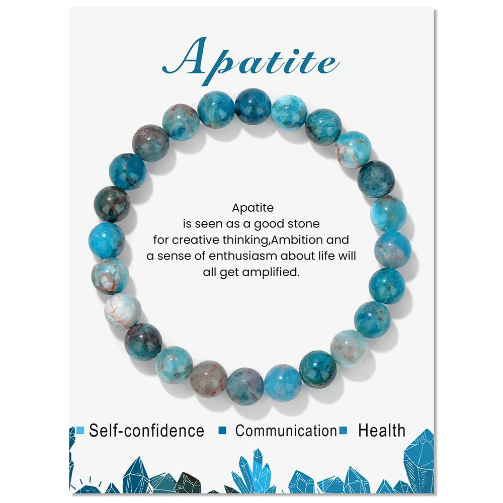 Aria: Natural Crystal Bracelet for Healing Energy