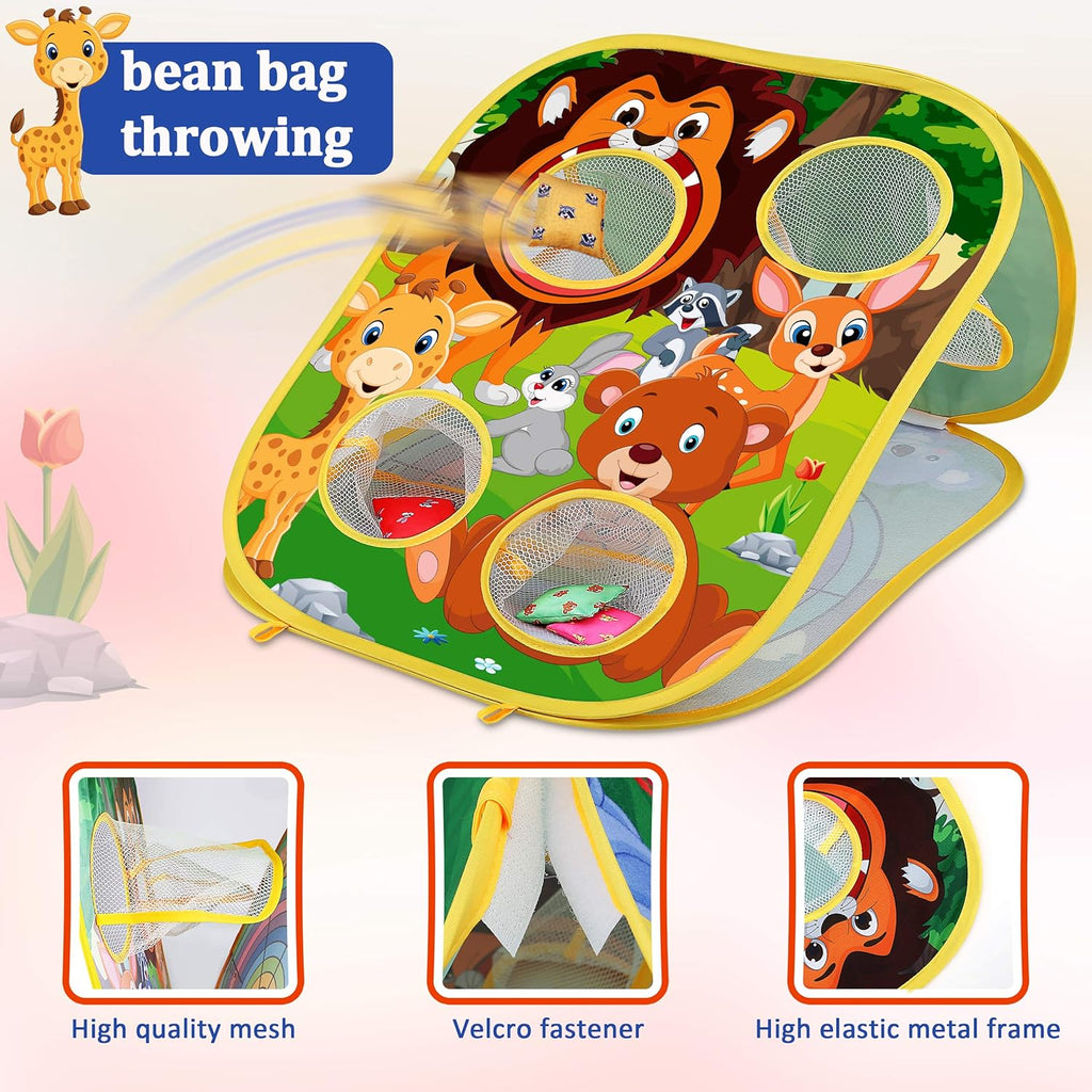 Animal Beanbag Toss and Throw Game - Enjoy endless fun