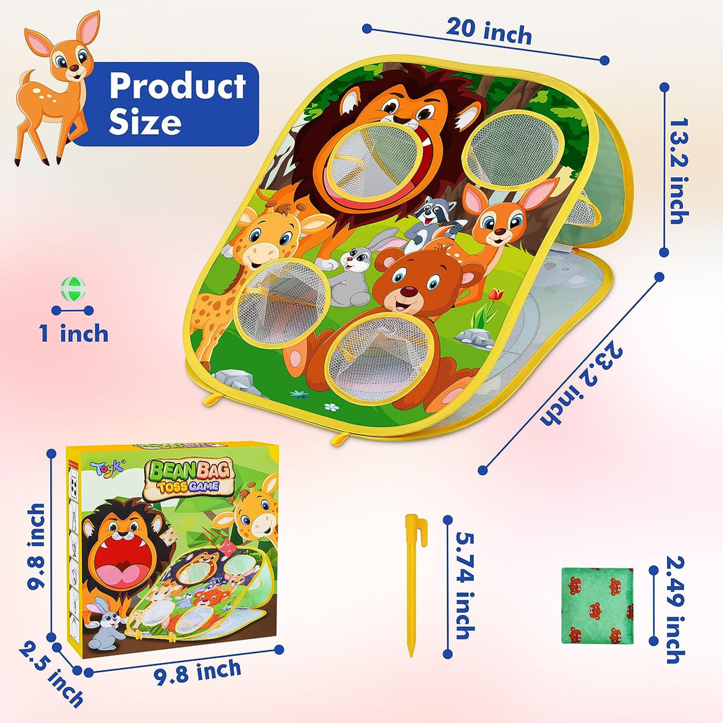Animal Beanbag Toss and Throw Game - Enjoy endless fun