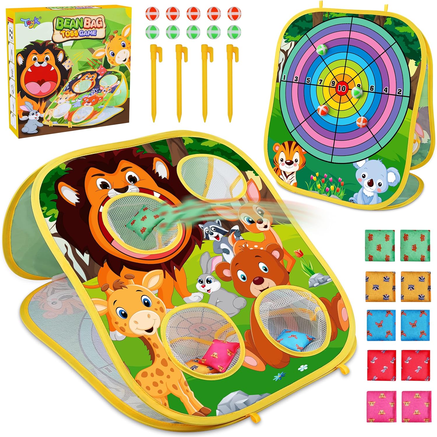 Animal Beanbag Toss and Throw Game - Enjoy endless fun