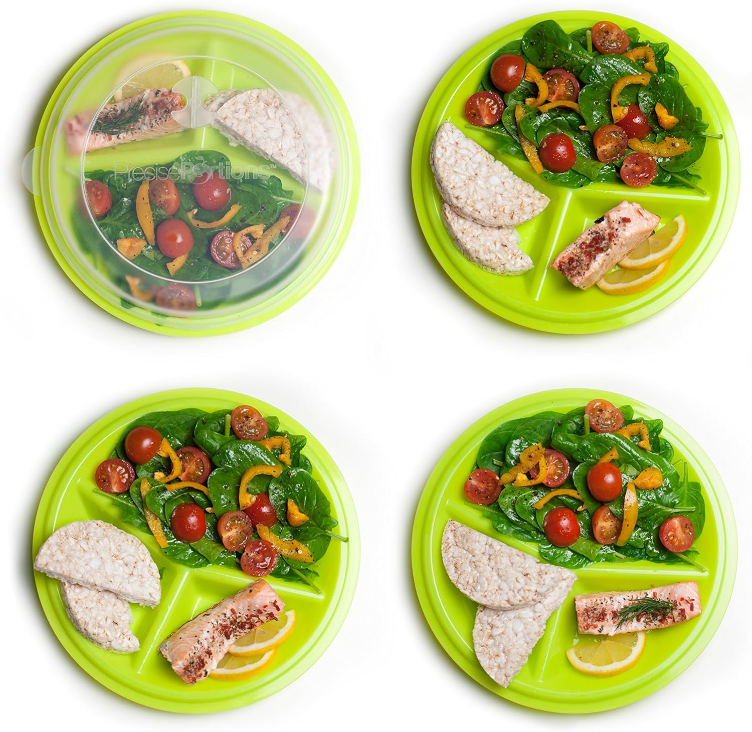 PortionMaster - Handy Travel-Friendly Portion Control Plate