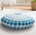Mandala Cushion - Bohemian Meditation Floor Pillow