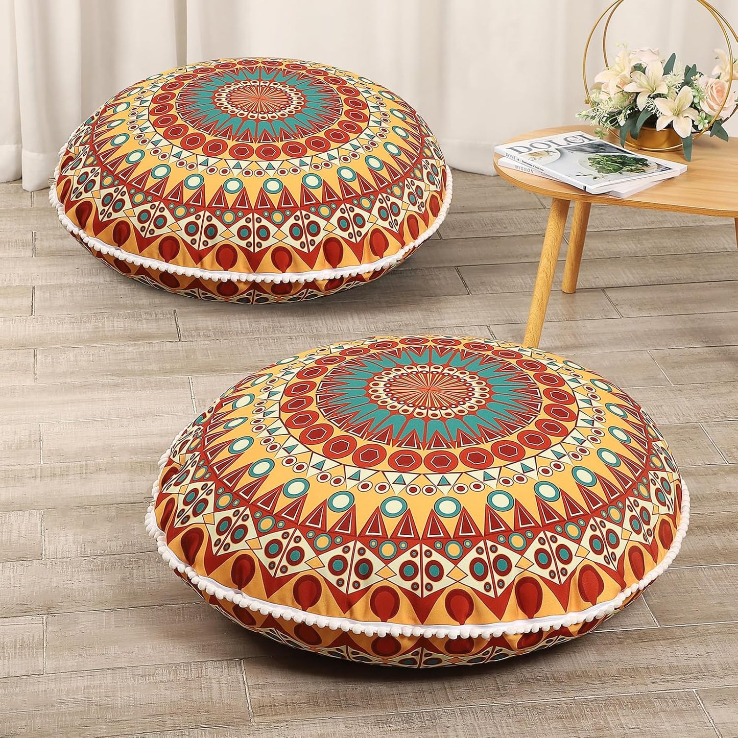 MemoryZen - Large Meditation Cushion with Memory Foam (81 cm)