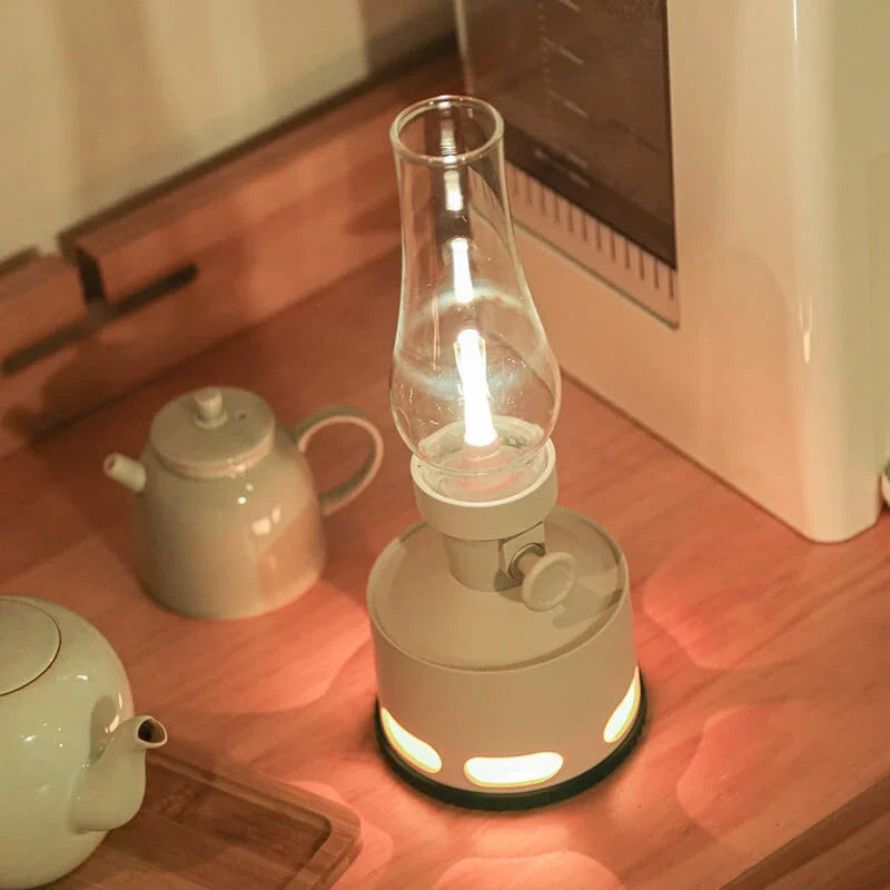 NostalgiaLamp - Vintage LED Lantern for Atmospheric Evenings