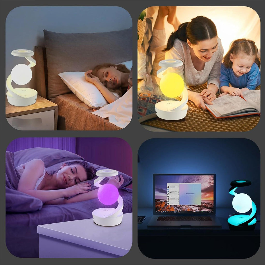 GestureGlow Lamp - RGB LED with Wireless Charging