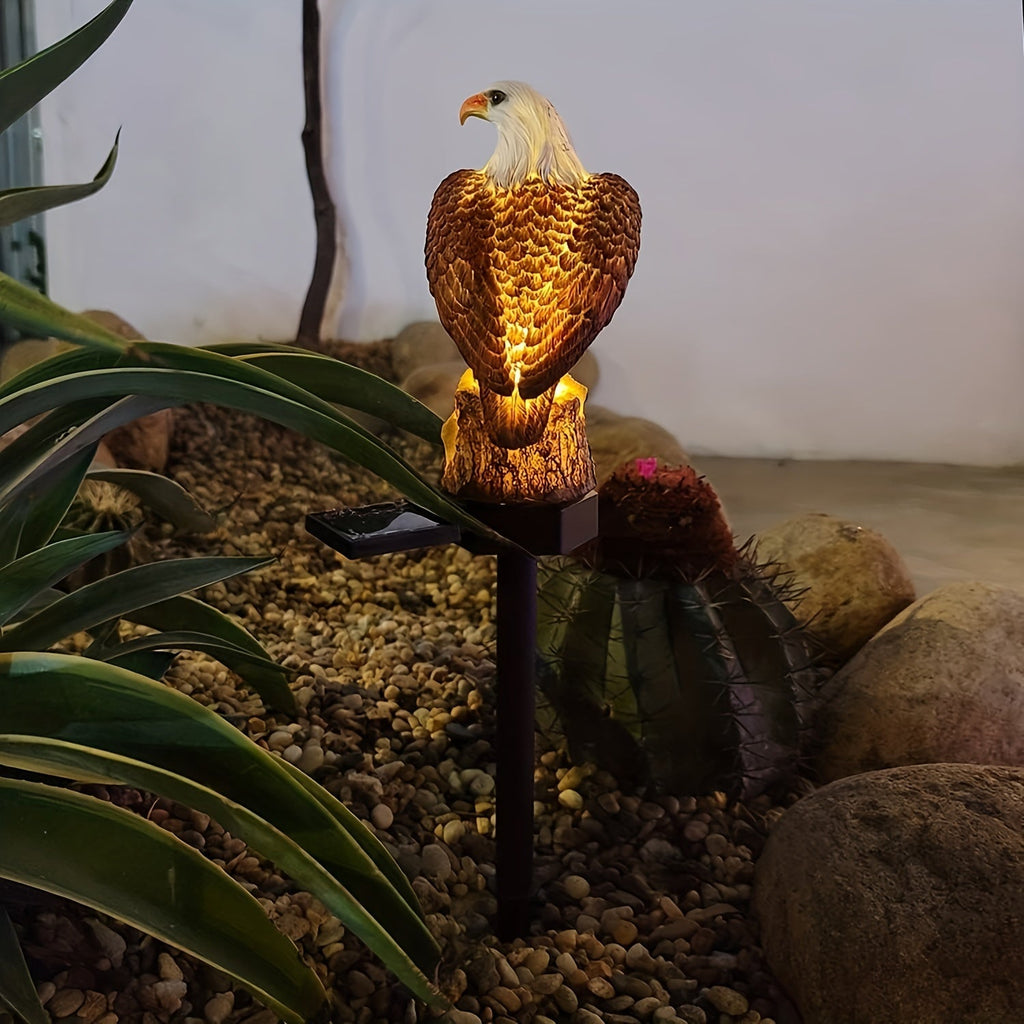SolarGlow Eagle - Stylish Solar Lamp for Garden Lighting