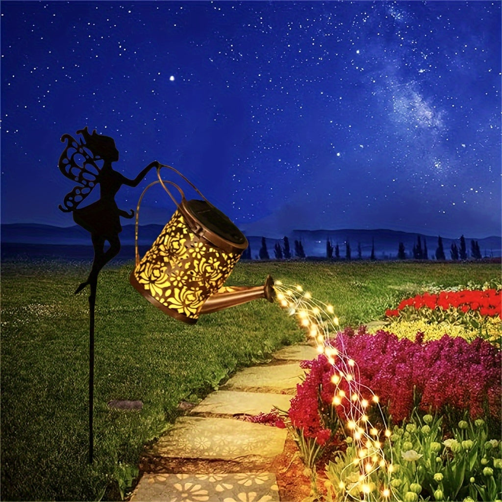 SolarSprinkle – Enchanting Solar Watering Can with Lights