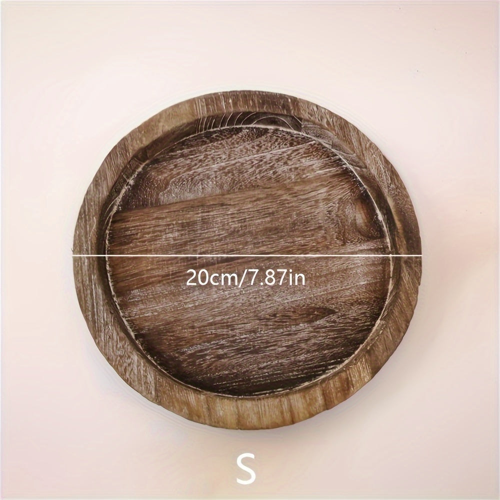 RusticBowl - Wooden Decorative Bowl for Atmospheric Moments