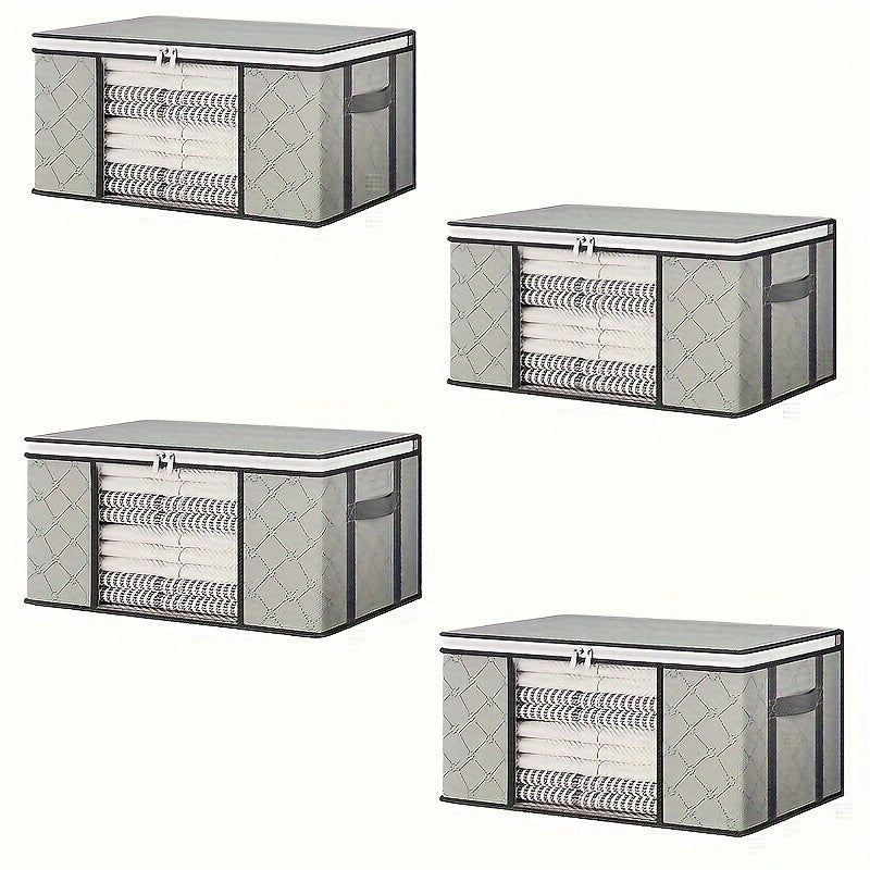 SmartStore - Foldable Storage Bags Set of 4 for Clothes and Bed Linen