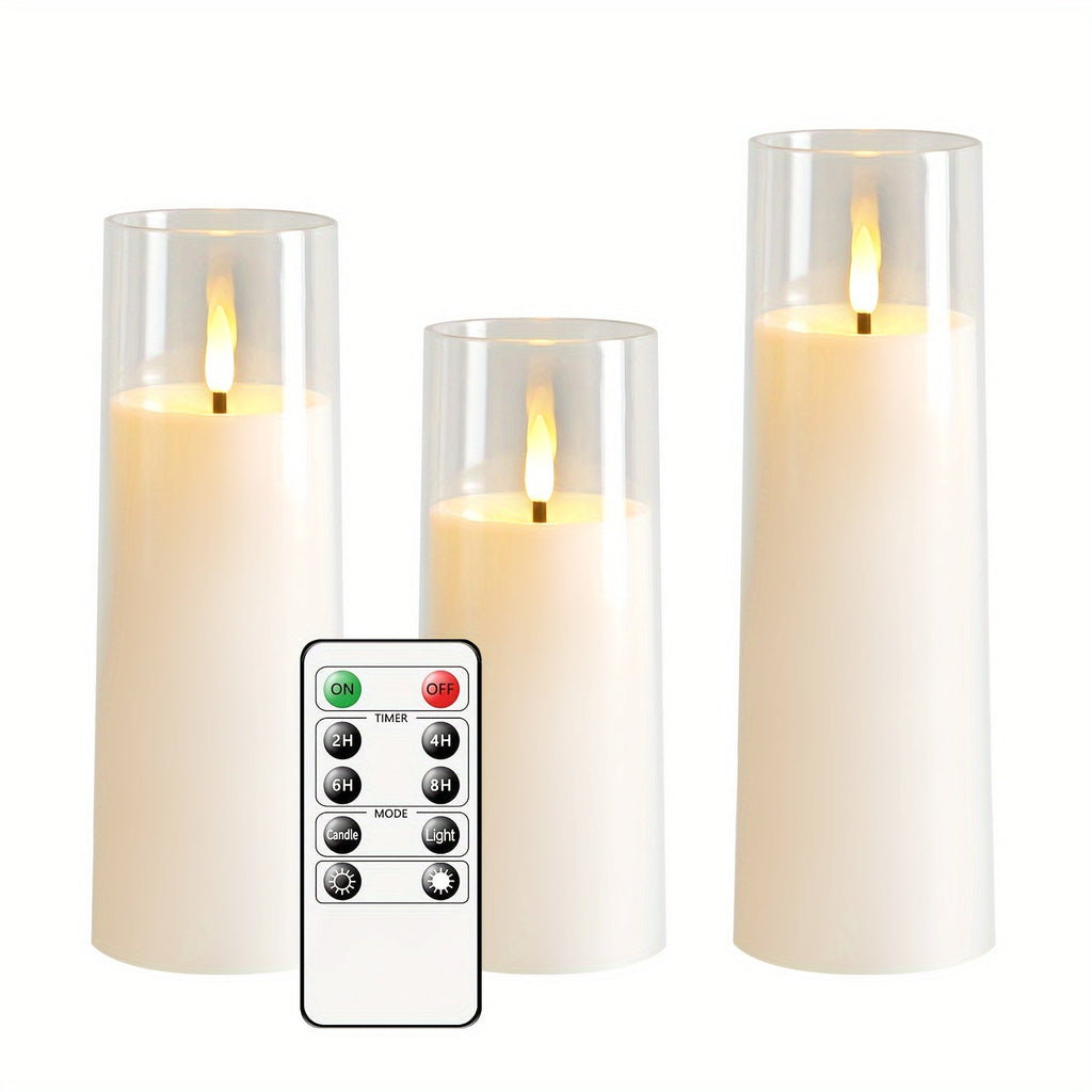 GlowCandle – Set of 5 LED Candles with Remote Control