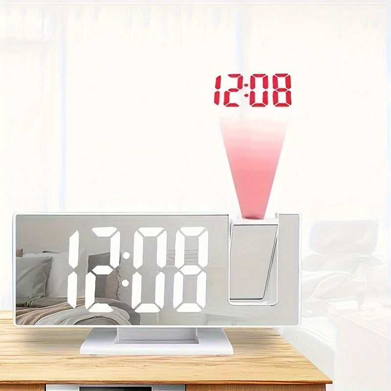 ProTime Clock – Modern Projection Alarm Clock with Mirror