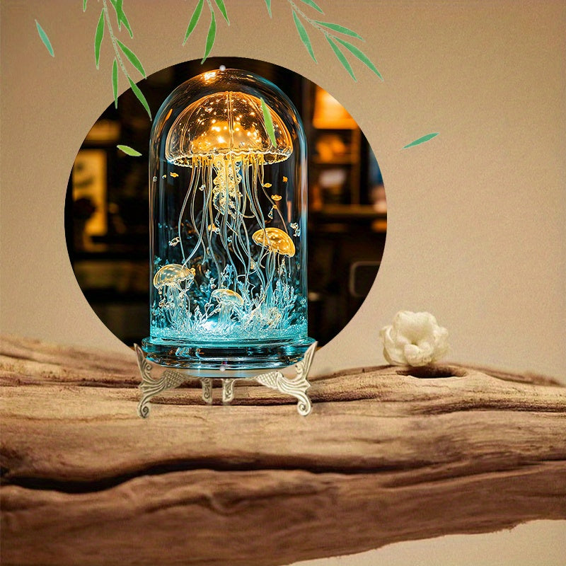 CrystalJelly – Artistic Glass Jellyfish Lamp