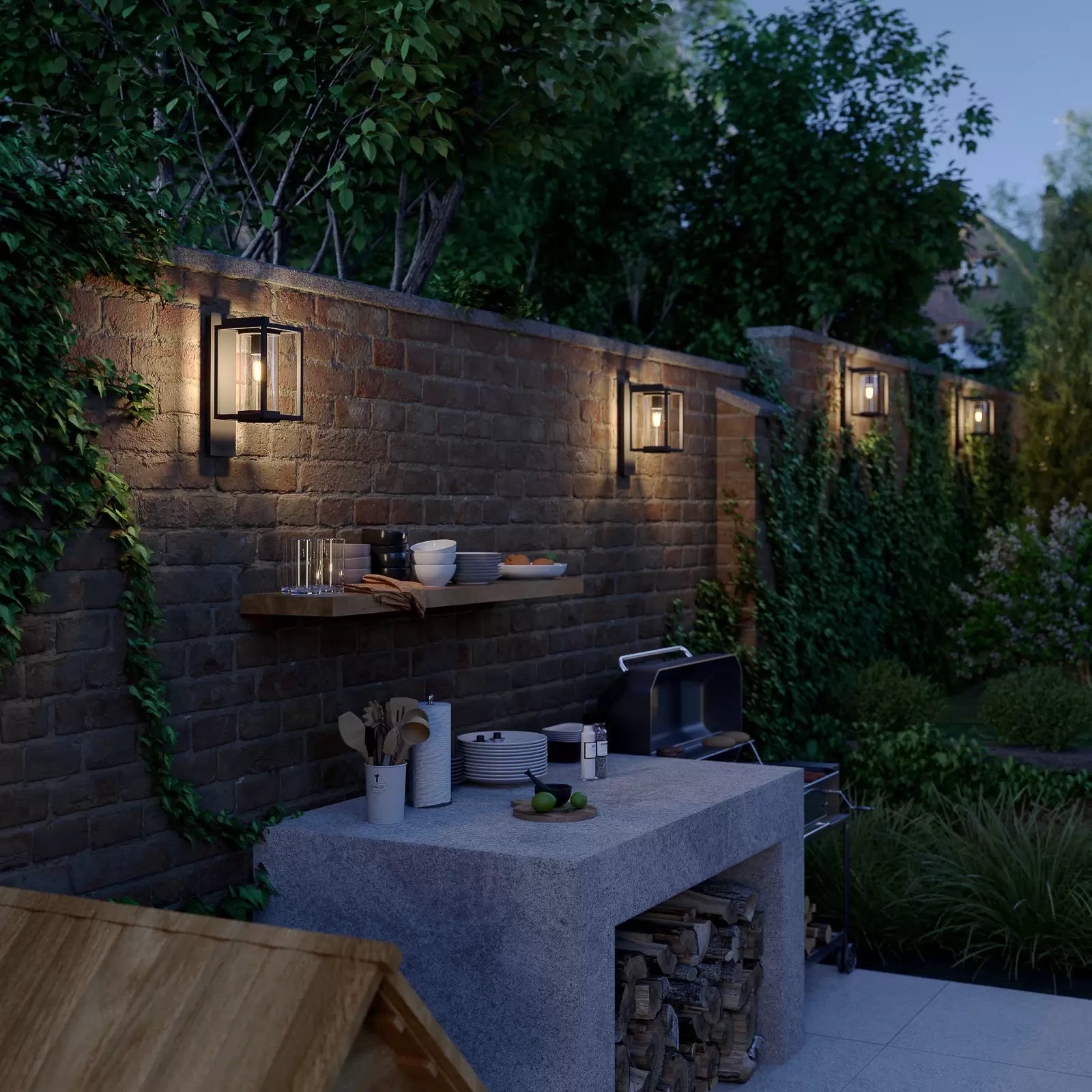 ChicFerda - Modern Outdoor Wall Lamp