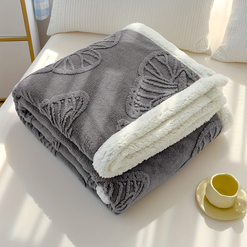 Cozy Luxe – Soft Fleece Blanket with Butterfly Design