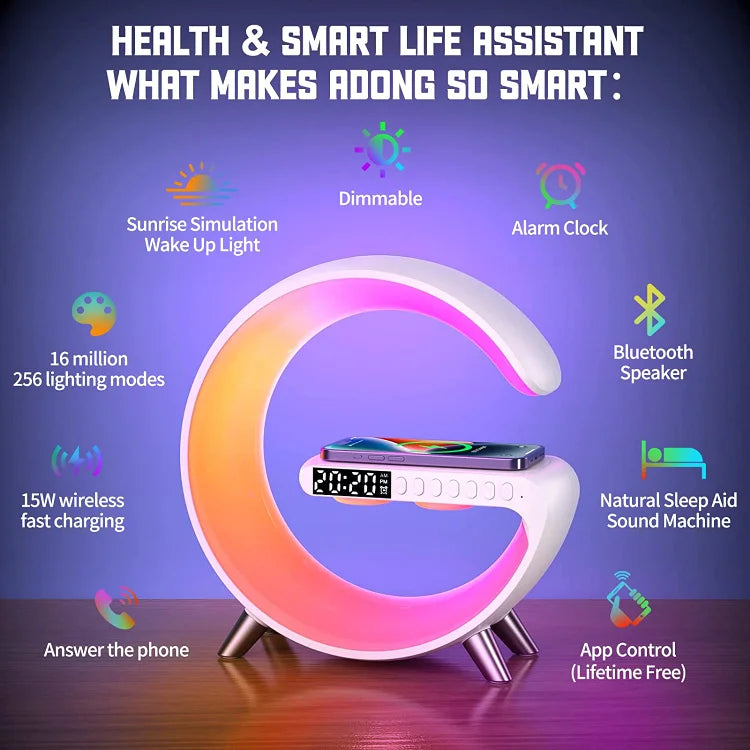 Smart Ambiance Light - Innovative Colorful Bluetooth Speaker