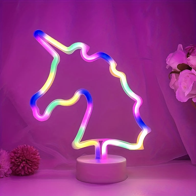 UnicornGlow Lamp - Neon Unicorn USB Table Lamp for Party Decoration