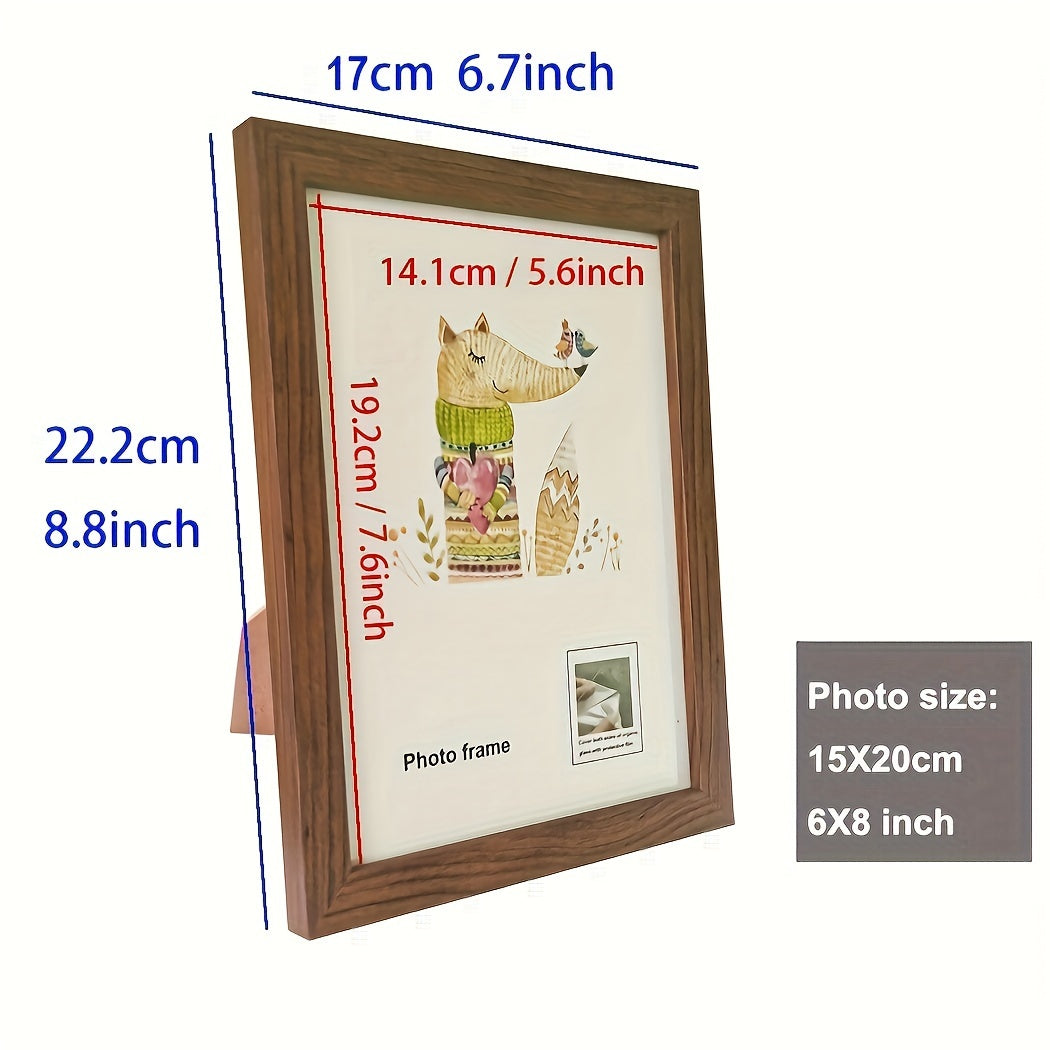 TimelessWood – Classic Wooden Photo Frame for Memories