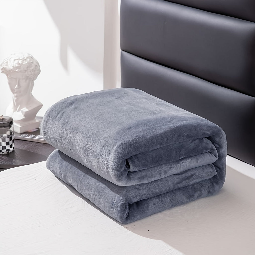 Grijze Flanellen Deken: Luxe Comfort voor Elk Seizoen