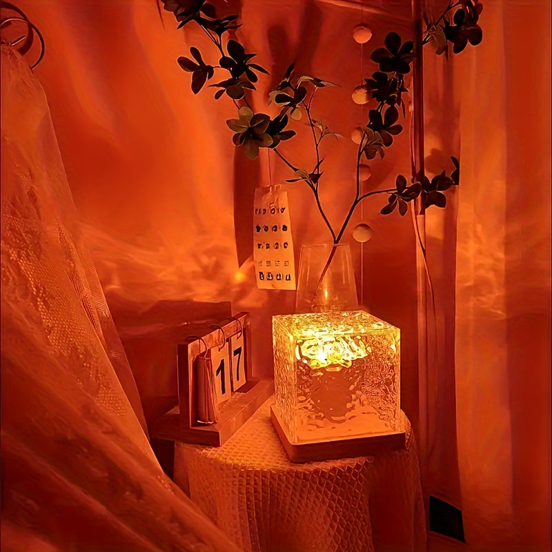 LumiGlow – Modern USB Night Lamp with Touch Control