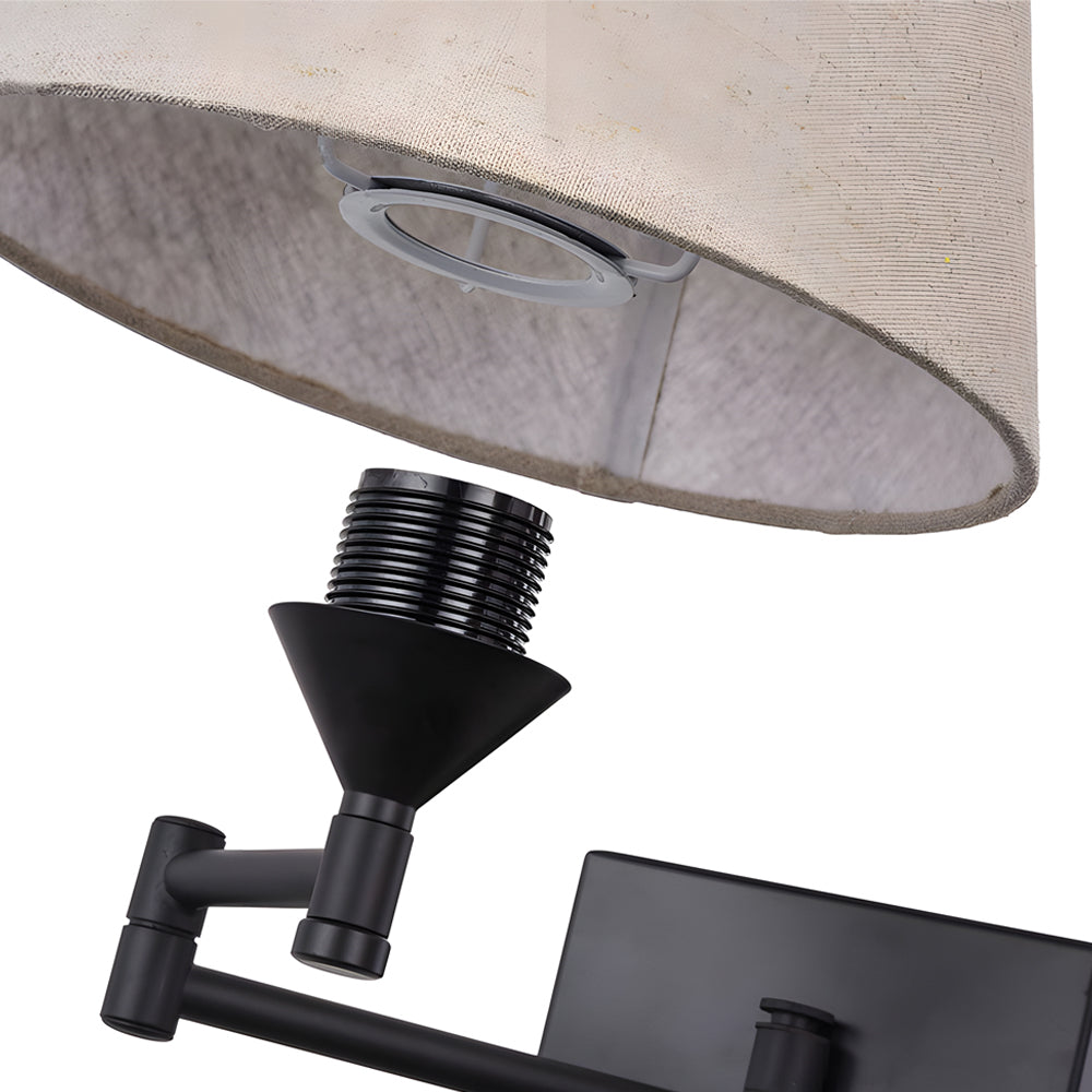 SwingLight – Adjustable Wall Lamp with Linen Shade