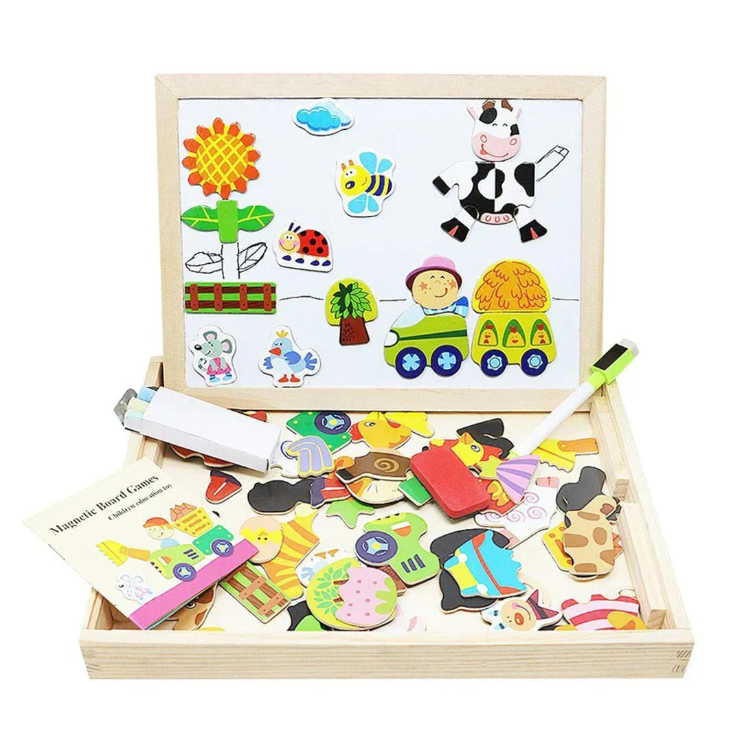Creative Chalk Board - Magnetic Double-Sided Children's Board