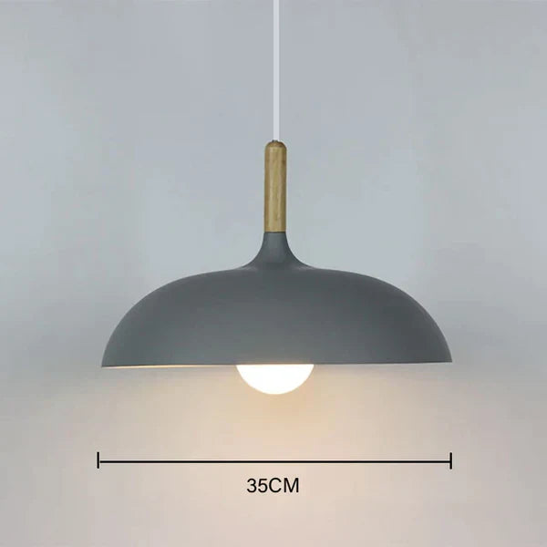 ScandiLuxe Ceiling Light - Scandinavian Oak Wood Design