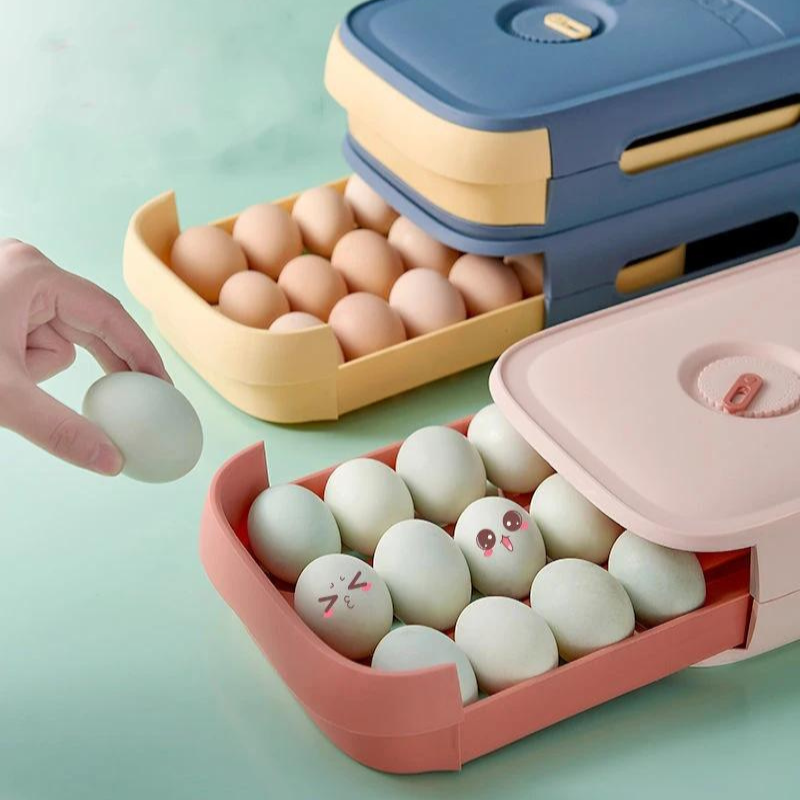 EggSafe Organizer - Stylish Egg Storage Box