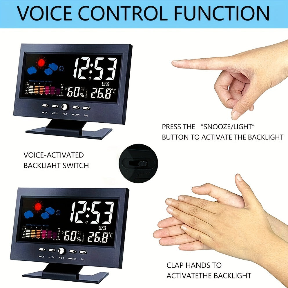 TimeSense – Smart Digital Alarm Clock with Snooze