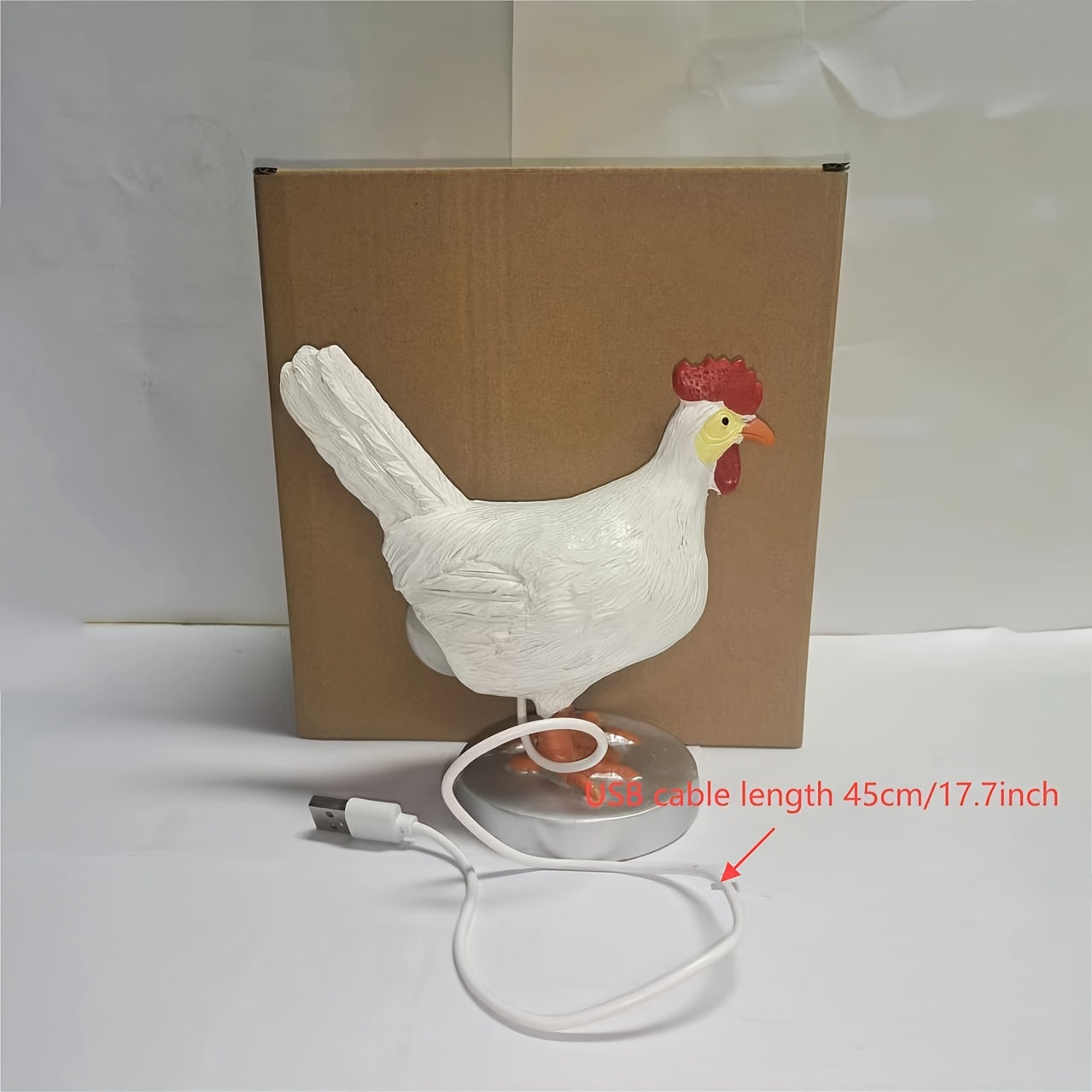 EggGlow Lamp – Realistic 3D Chicken Egg LED with USB