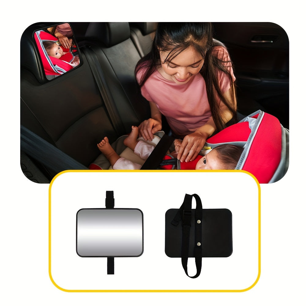 BabySafe – Wide Car Mirror for Safety and Comfort