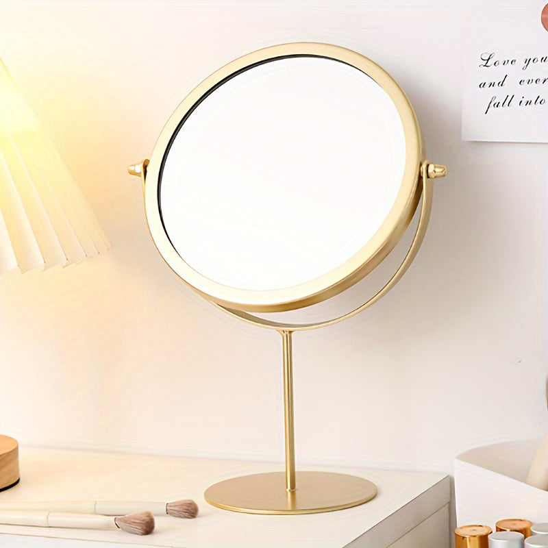 VintageGlow – Adjustable Make-up Mirror with Iron Frame