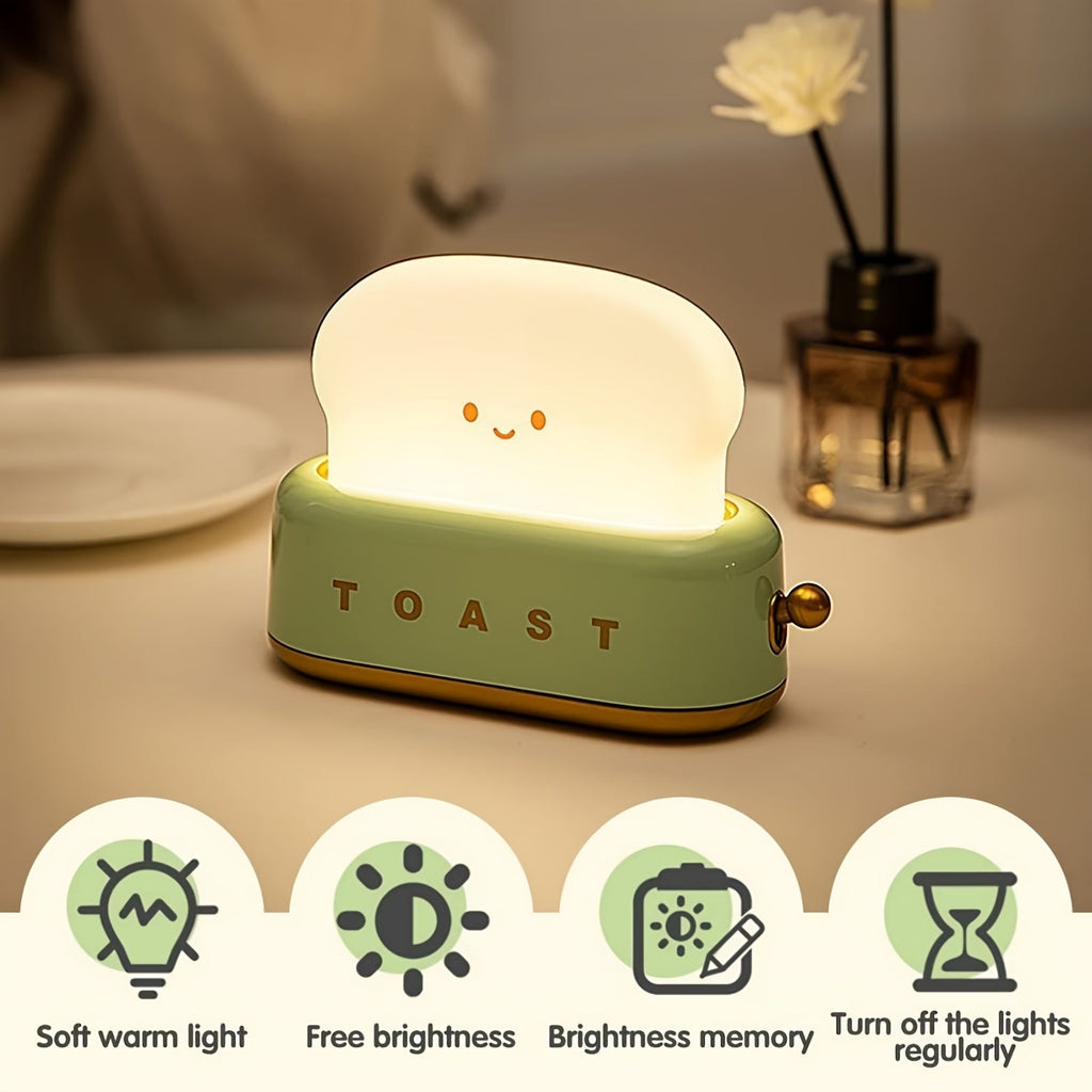LumiToast - USB LED Table Lamp with Warm Glow