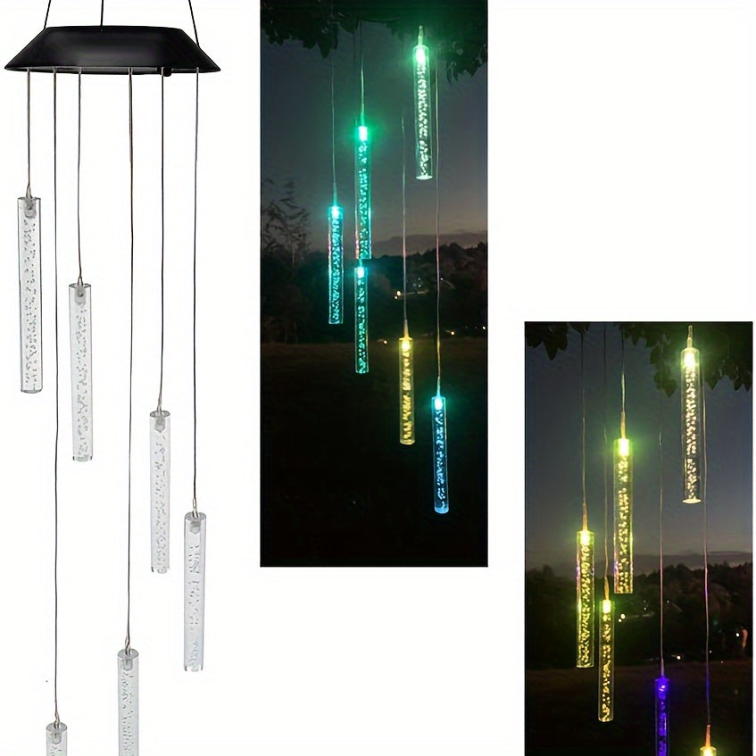 SolarChime - Colourful LED Wind Chime Outdoor