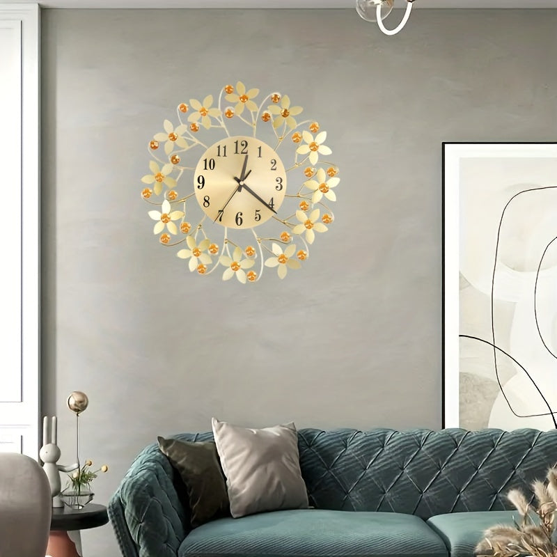 EleganceClock - Designer Wall Clock 14 Inch Black