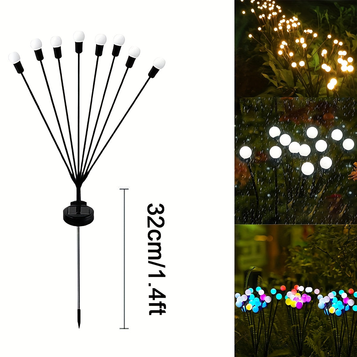 SolarFirefly Lights - Stylish LED Outdoor Garden Decoration