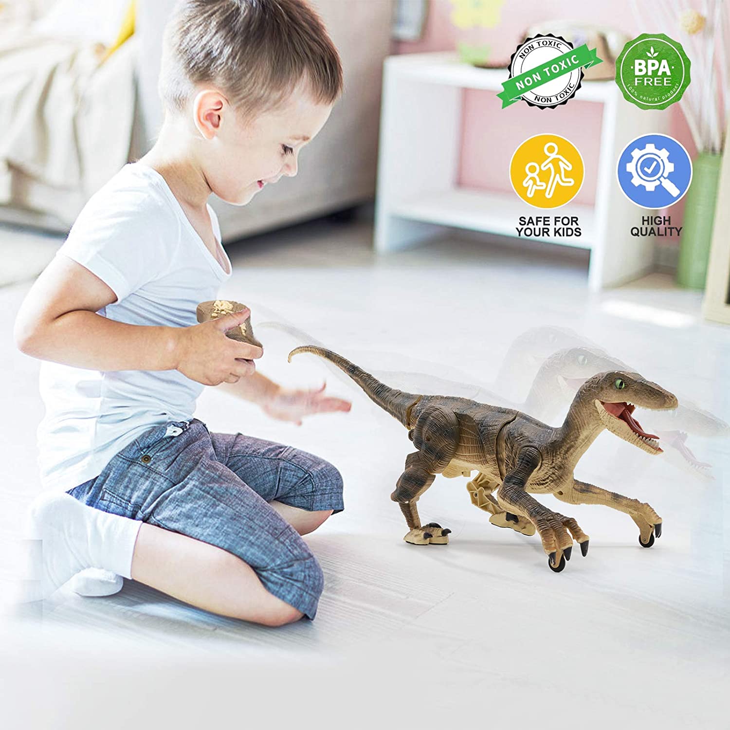 DinoMotion – Realistic Remote Control Velociraptor