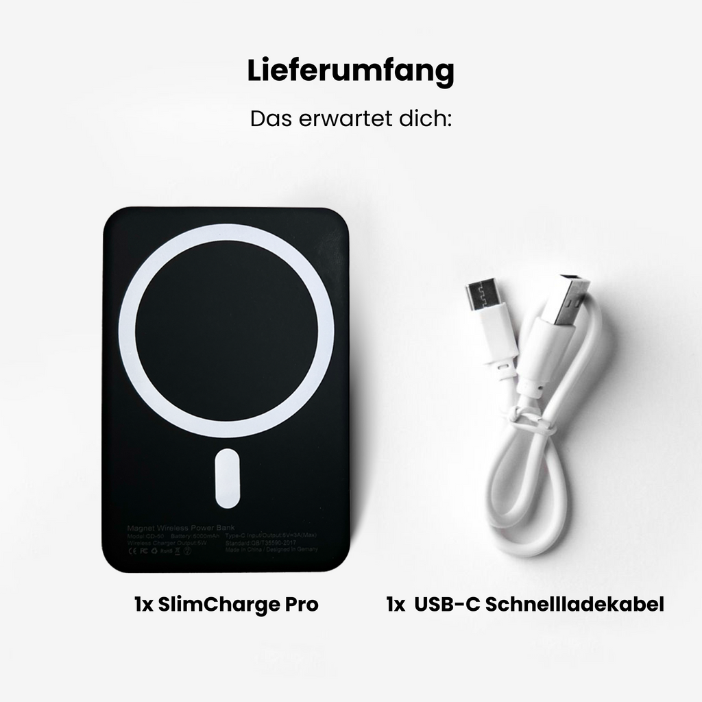 MagCharge Slim – Powerful Magnetic Power Bank with LED