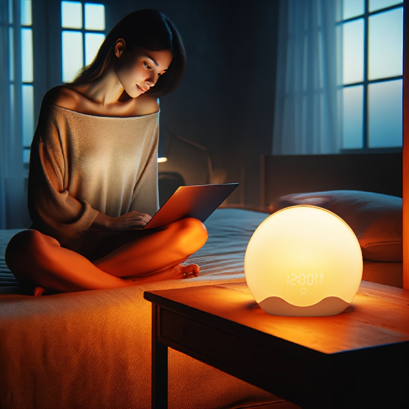 HaloLight - Luxury Sunrise Alarm Clock with Touch Function