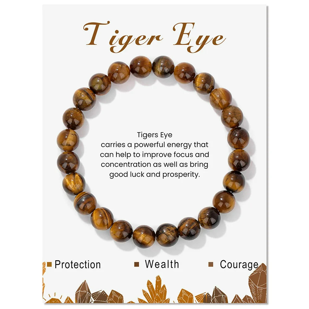 Aria: Natural Crystal Bracelet for Healing Energy