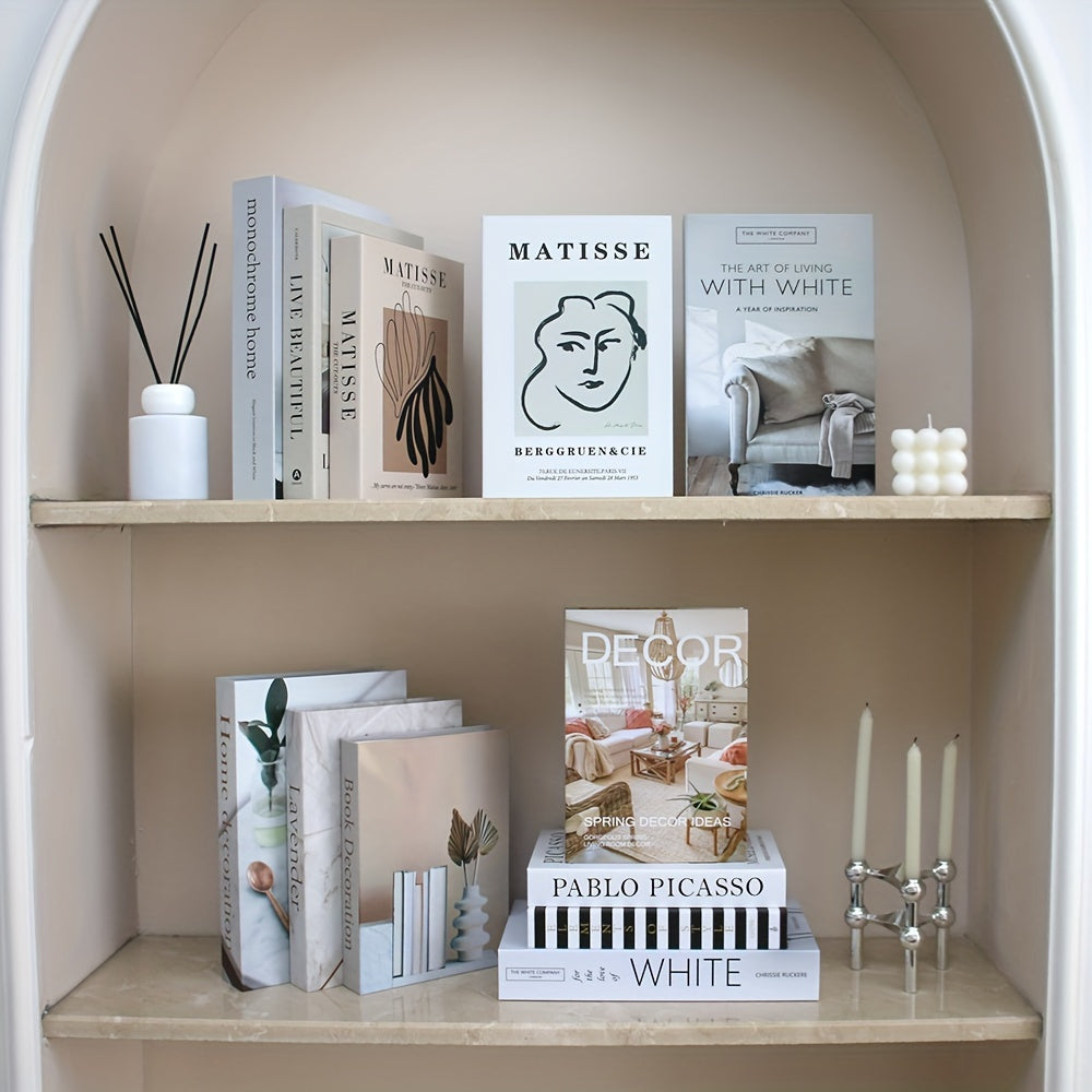 CityCharm - Stylish Decorative Faux Books Set