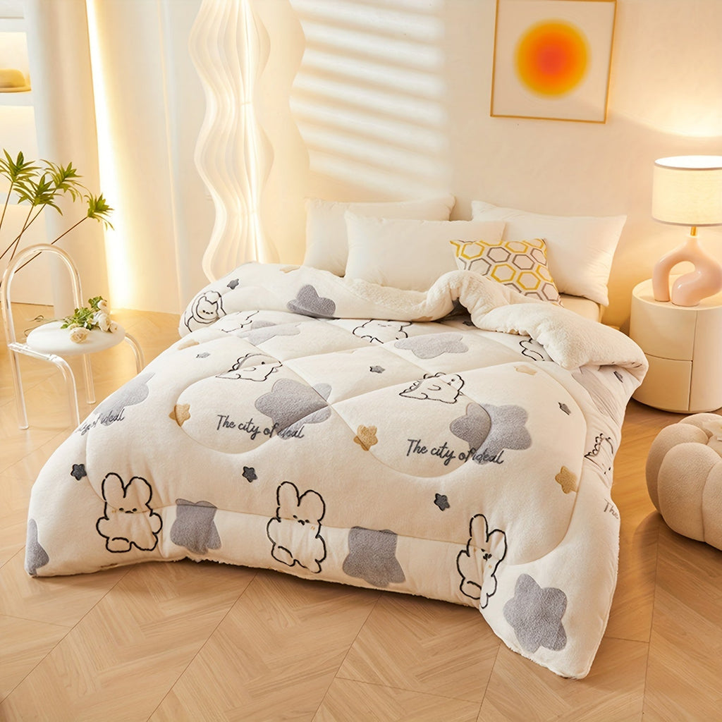 FloralDream – Soft Fleece Winter Duvet