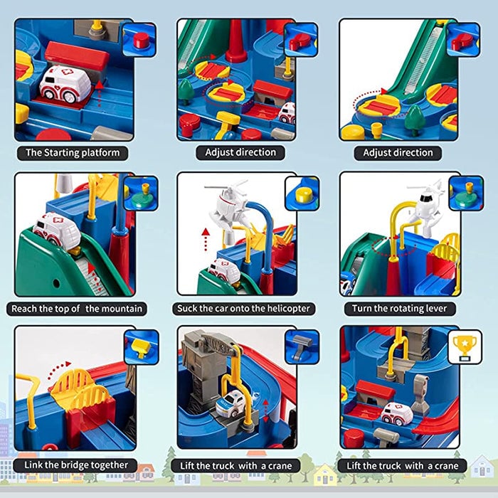 RescueTrack Adventure Set – Educational Toddler Toy