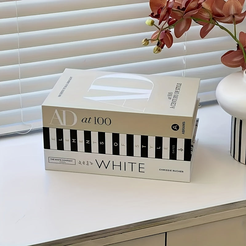 ChicDecor - Set of 3 Elegant Books for Interior Styling