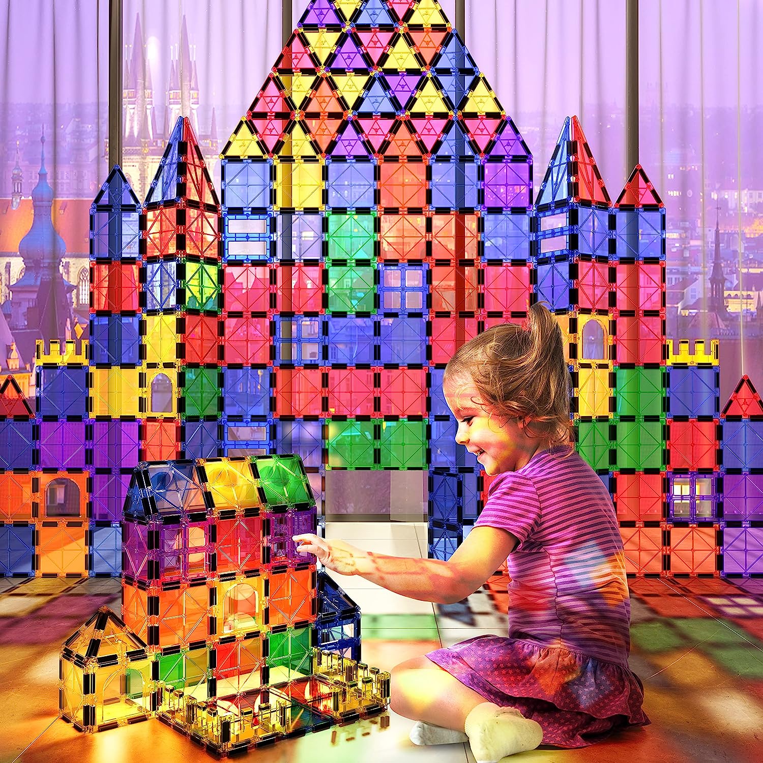 Montessori Magnetic Tiles - Discover Endless Building Fun