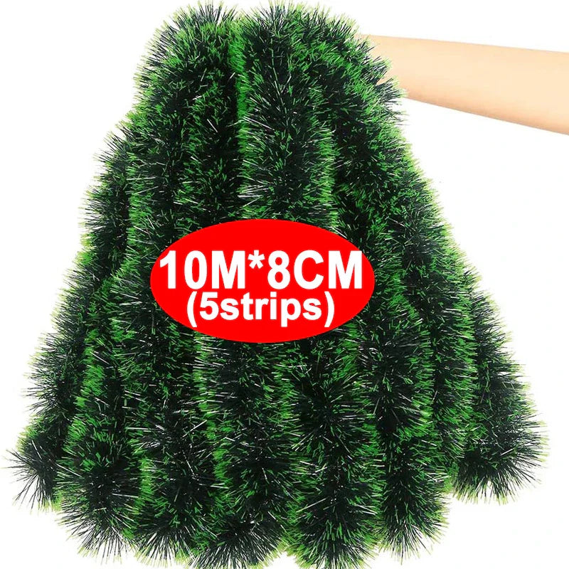 Verdant Christmas Decoration Ribbon - Luxury Green Christmas Decoration Ribbon