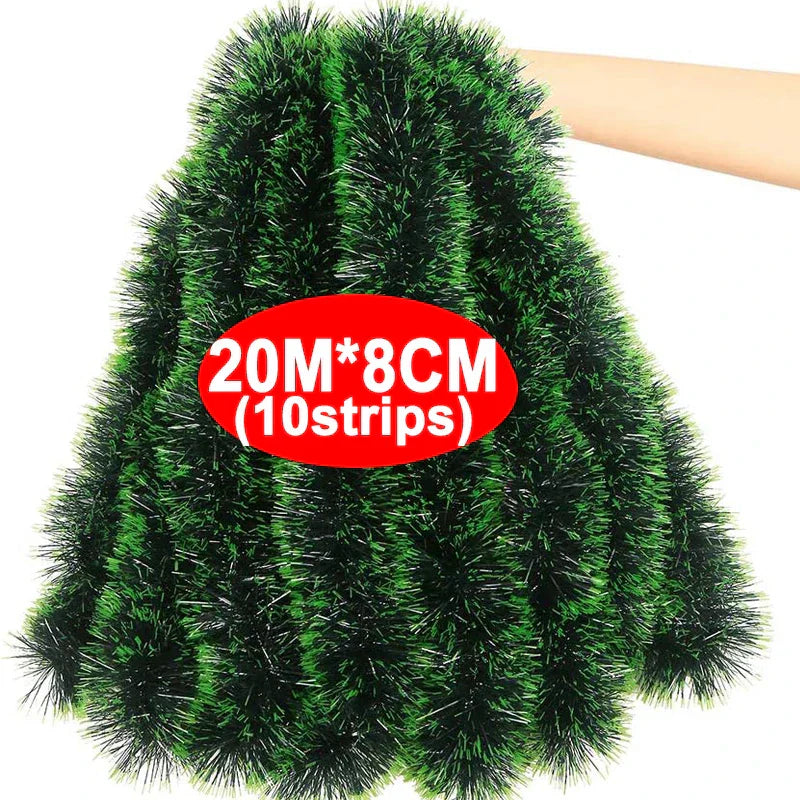 Verdant Christmas Decoration Ribbon - Luxury Green Christmas Decoration Ribbon