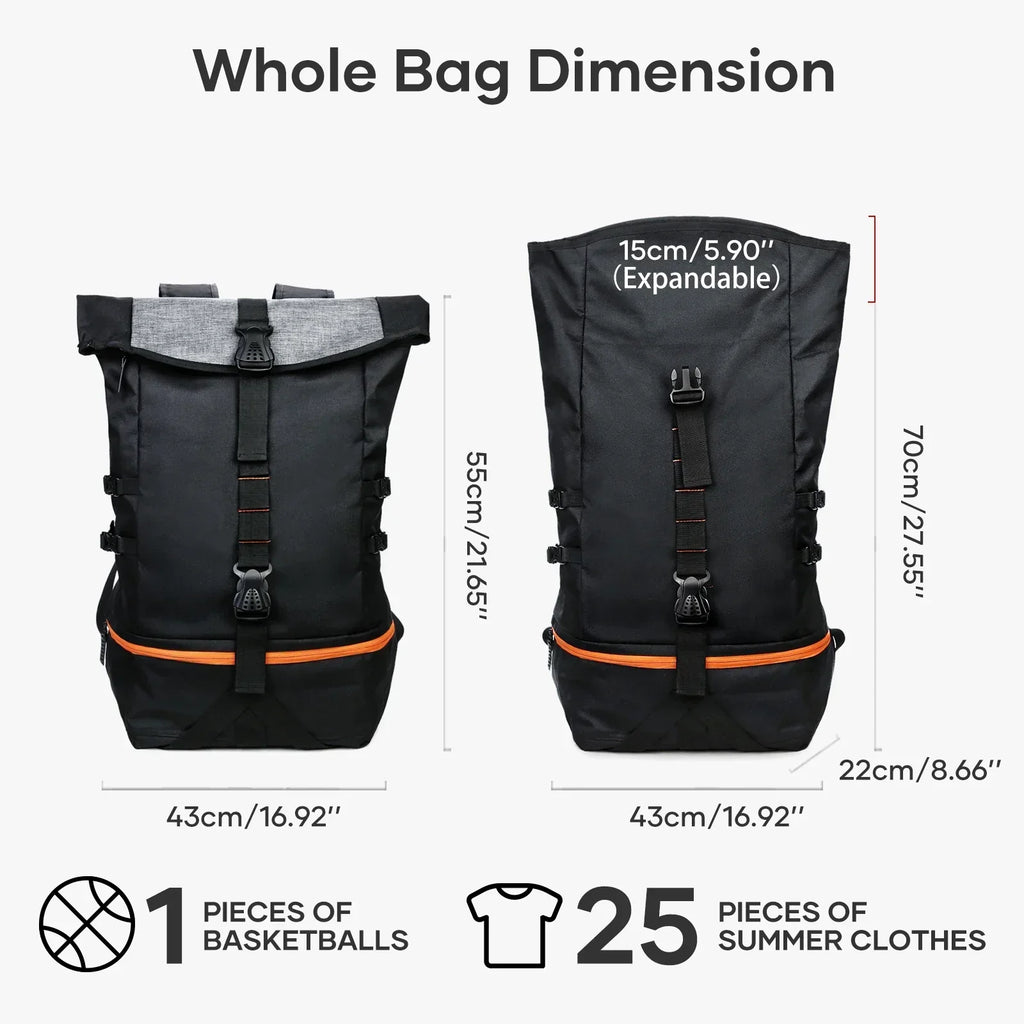 SportsPro – Stylish 35L Backpack for Adventure