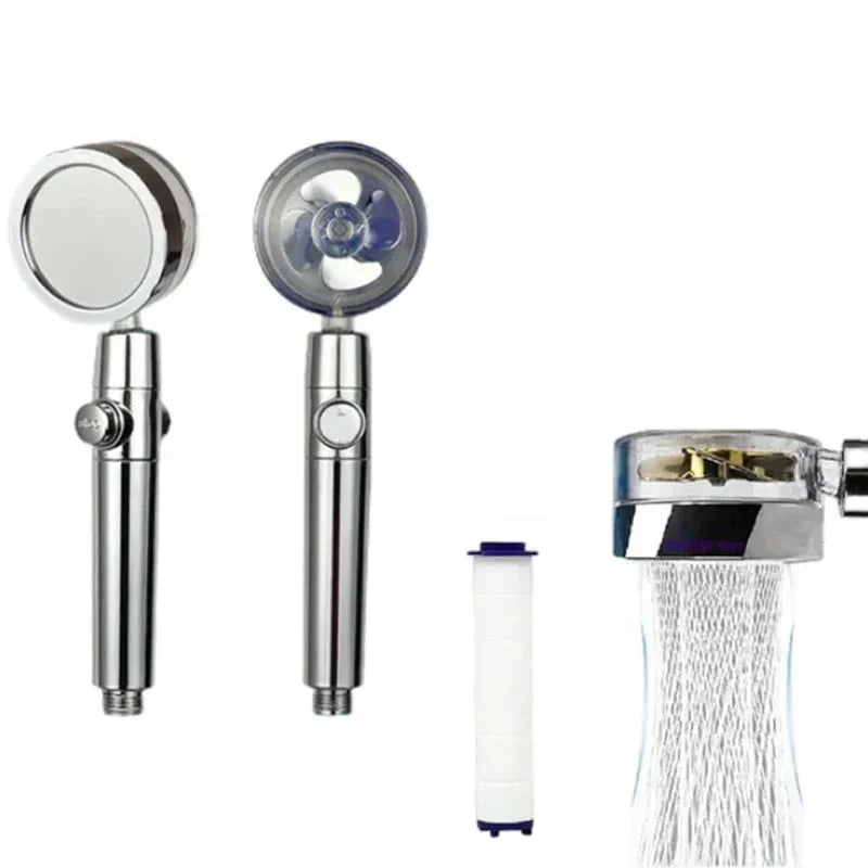 TurboSpray Shower Head - Luxury High-Pressure Shower Head with Filtration
