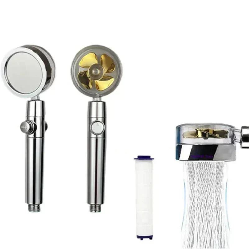 TurboSpray Shower Head - Luxury High-Pressure Shower Head with Filtration